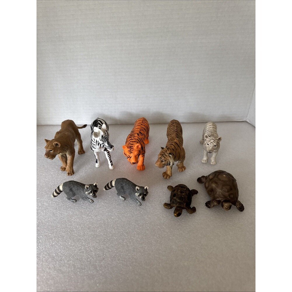 Mixed Animal Vintage & Current Plastic Lot Of 11 Toys  Nature